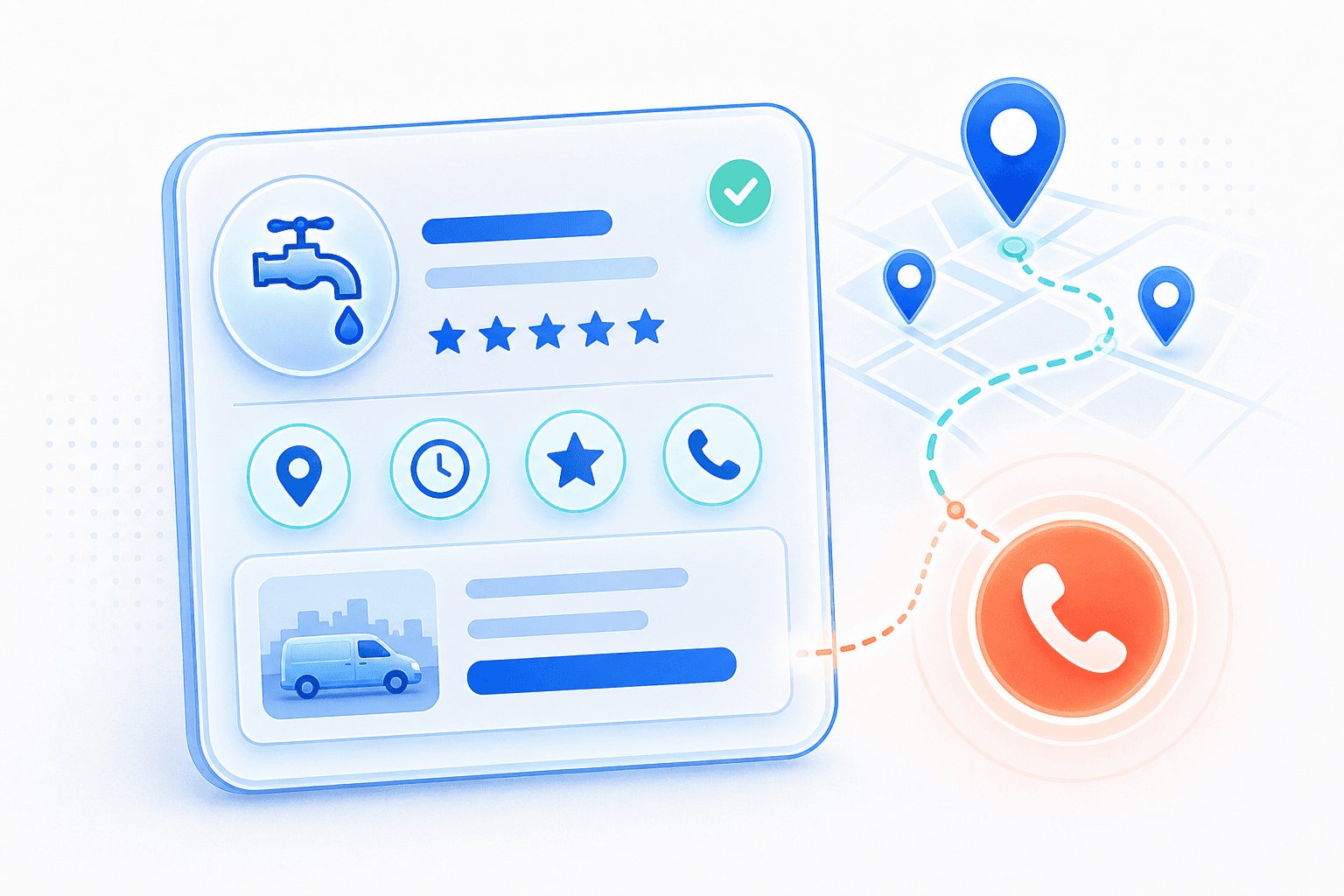 Google Business Profile pour plombier : les réglages qui apportent des appels
